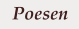 Poesen